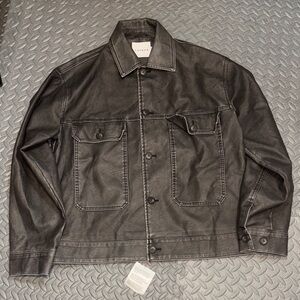 Topman Charcoal black  Gray Jacket‎ men's size small